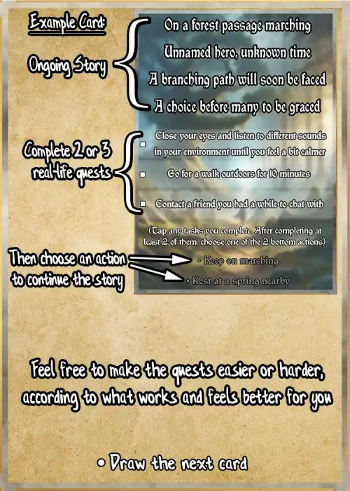 StoryTask card example